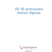 2D 3D pertsonaien diseinu digitala