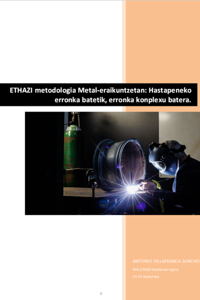 ETHAZI Metodologia Metal Eraikuntzan