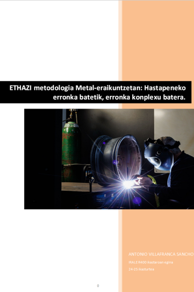 ETHAZI Metodologia Metal-Eraikuntzetan