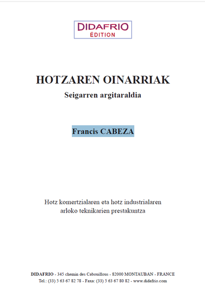 Hotzaren Oinarriak Hotzaren Oinarriak