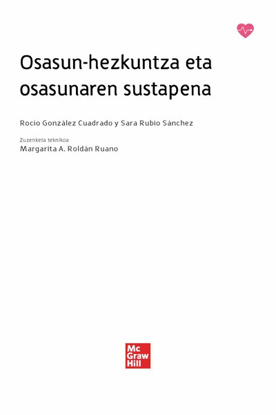 Osasun-hezkuntza eta osasunaren sustapena Osasun-hezkuntza eta osasunaren sustapena