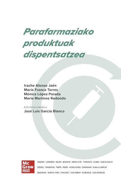 Parafarmaziako produktuak dispentsatzea