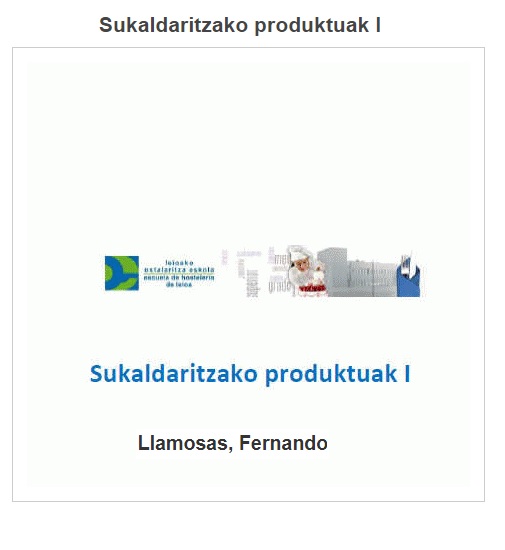 SUKLADARITZA PRODUKTUAK